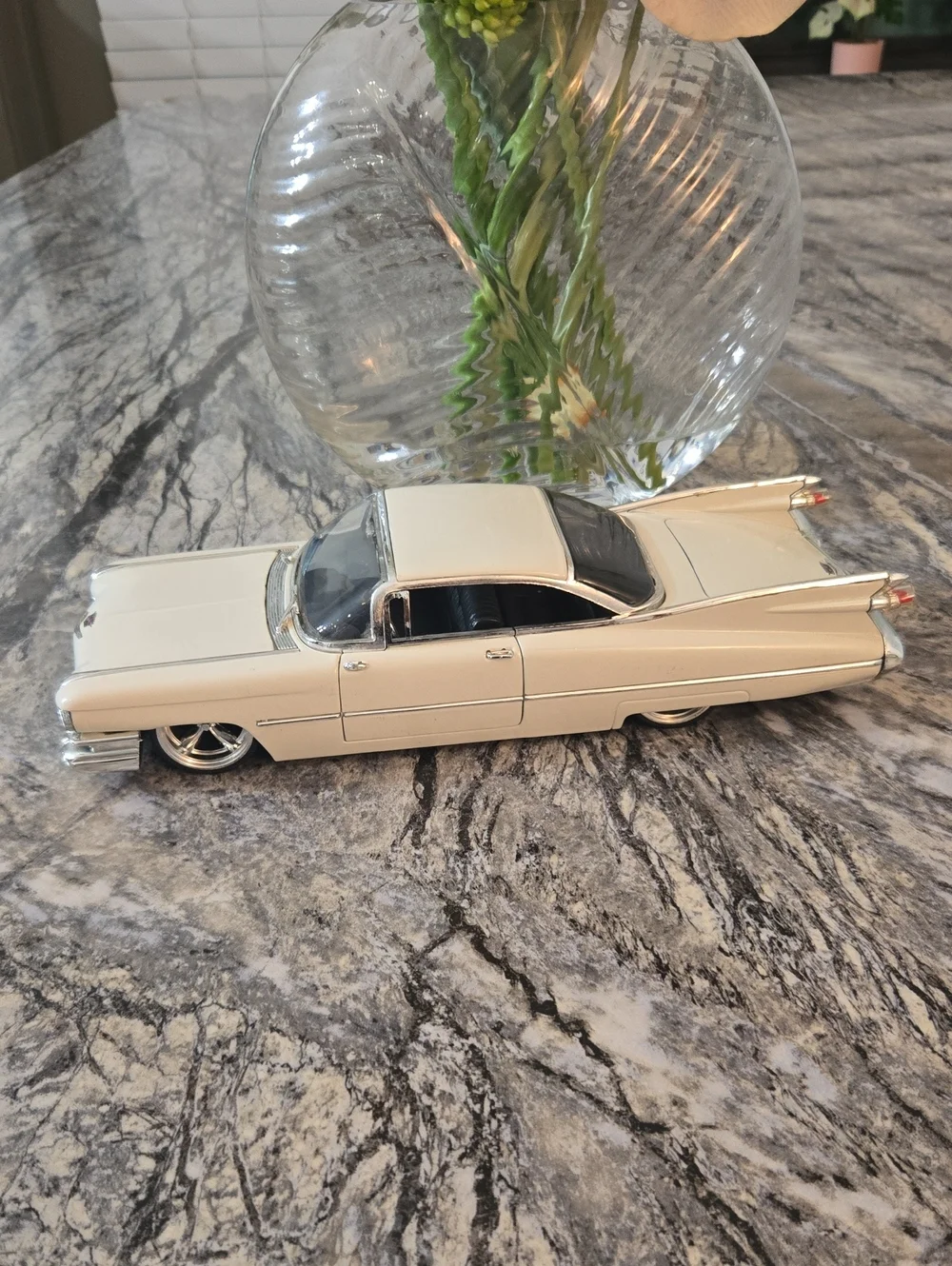 Classic Cream Cadillac
